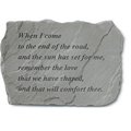 Kay Berry Inc Kay Berry- Inc. 92020 When I Come To The End Of The Road - Memorial - 18 Inches x 13 Inches 92020